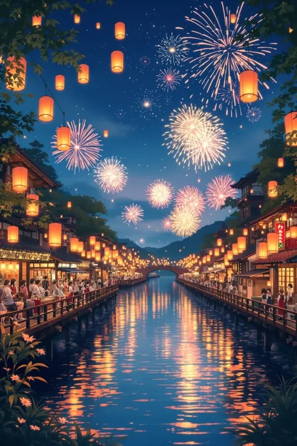 月下花火祭
